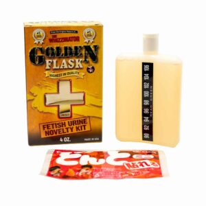 The Whizzinator Golden Flask Kit - with heating pad # Fake Urine
