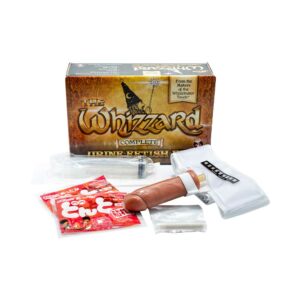 ALS The Whizzard Tan Urine Fetish Kit: Prosthetic device, heating pads, syringe and golden shower